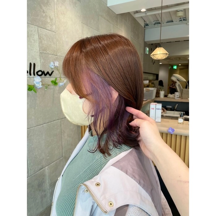 【紫陽花×イヤリングカラー】