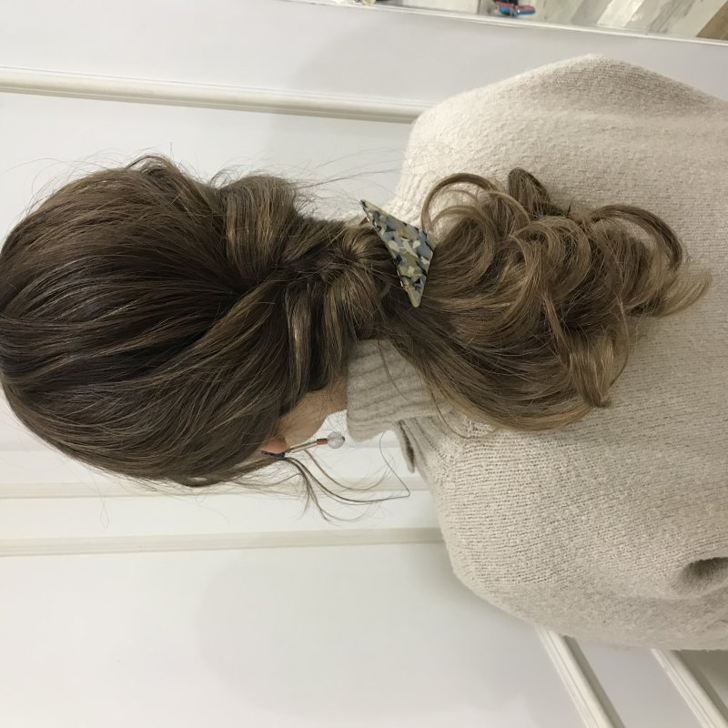 最近のヘアアレンジ！