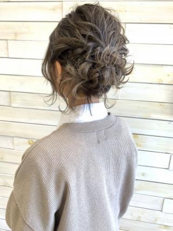 ボブでもできるヘアアップ