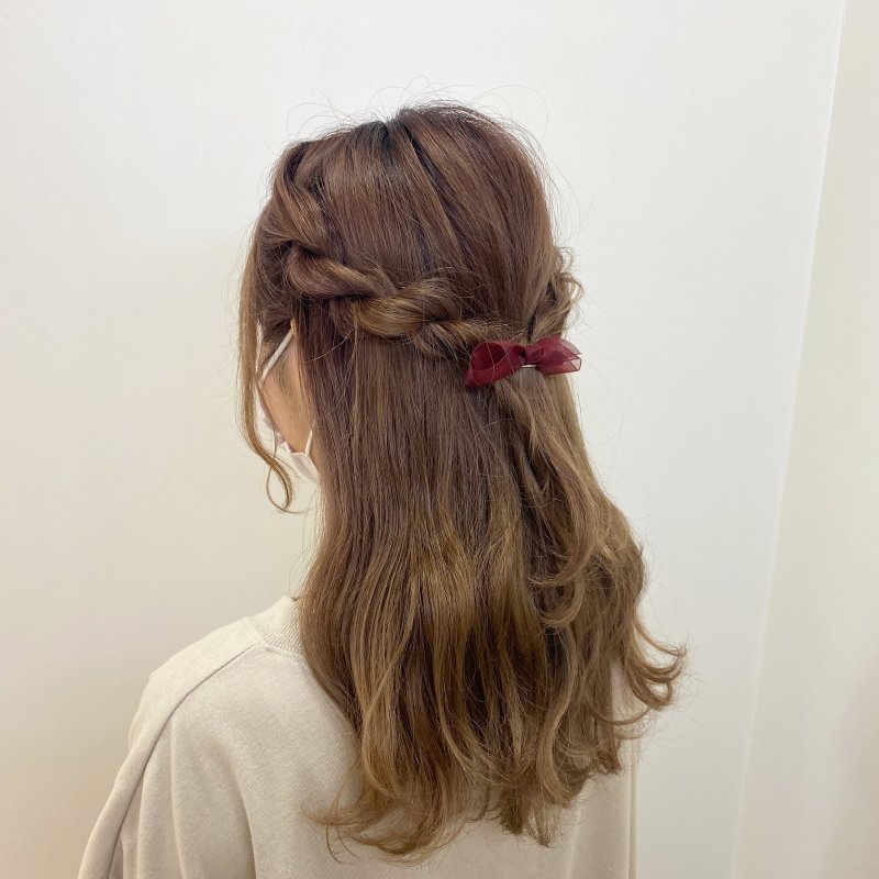 簡単ヘアアレンジ