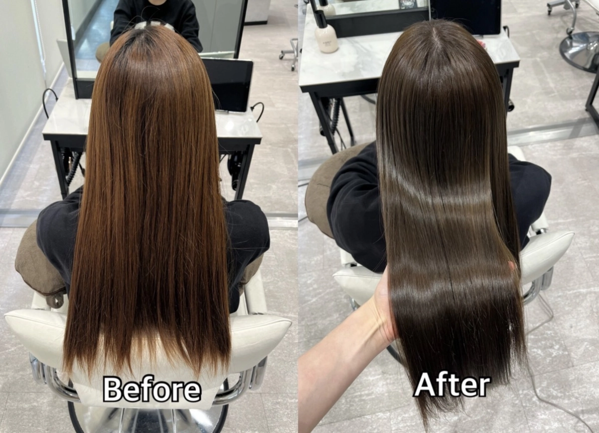 【イルミナWカラー × オリーブベージュ】