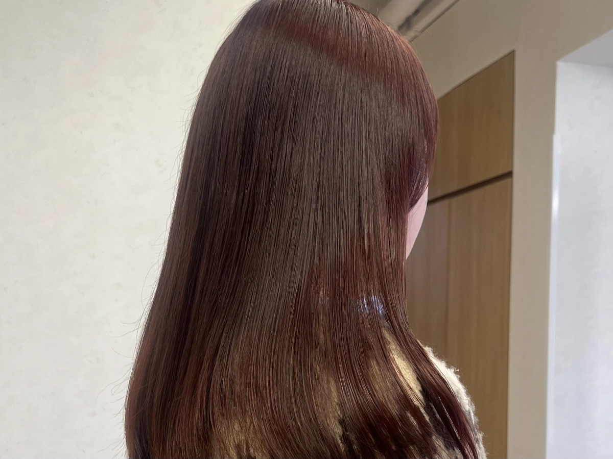 #秋冬おすすめレッドブラウン♪Lia中央林間