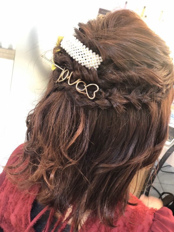 結婚式ヘアアレンジ！