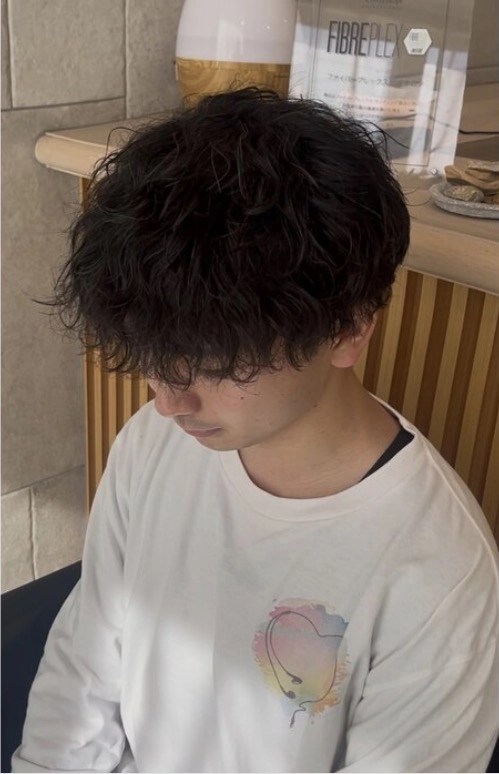 【波打ちパーマ】