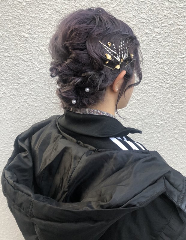 #成人式ヘアアレンジ♪