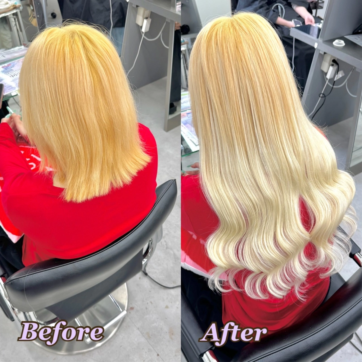【横浜駅徒歩5分】ブリーチ抜きっぱなし×ロングシールエクステで憧れの韓国ヘアに｜STYLE YOKOHAMA