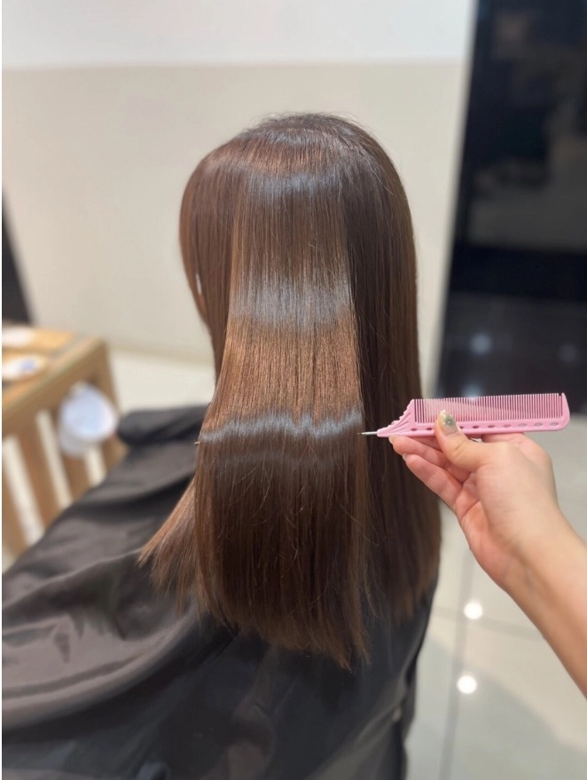 オージュアで叶える艶髪ラベンダーブラウン