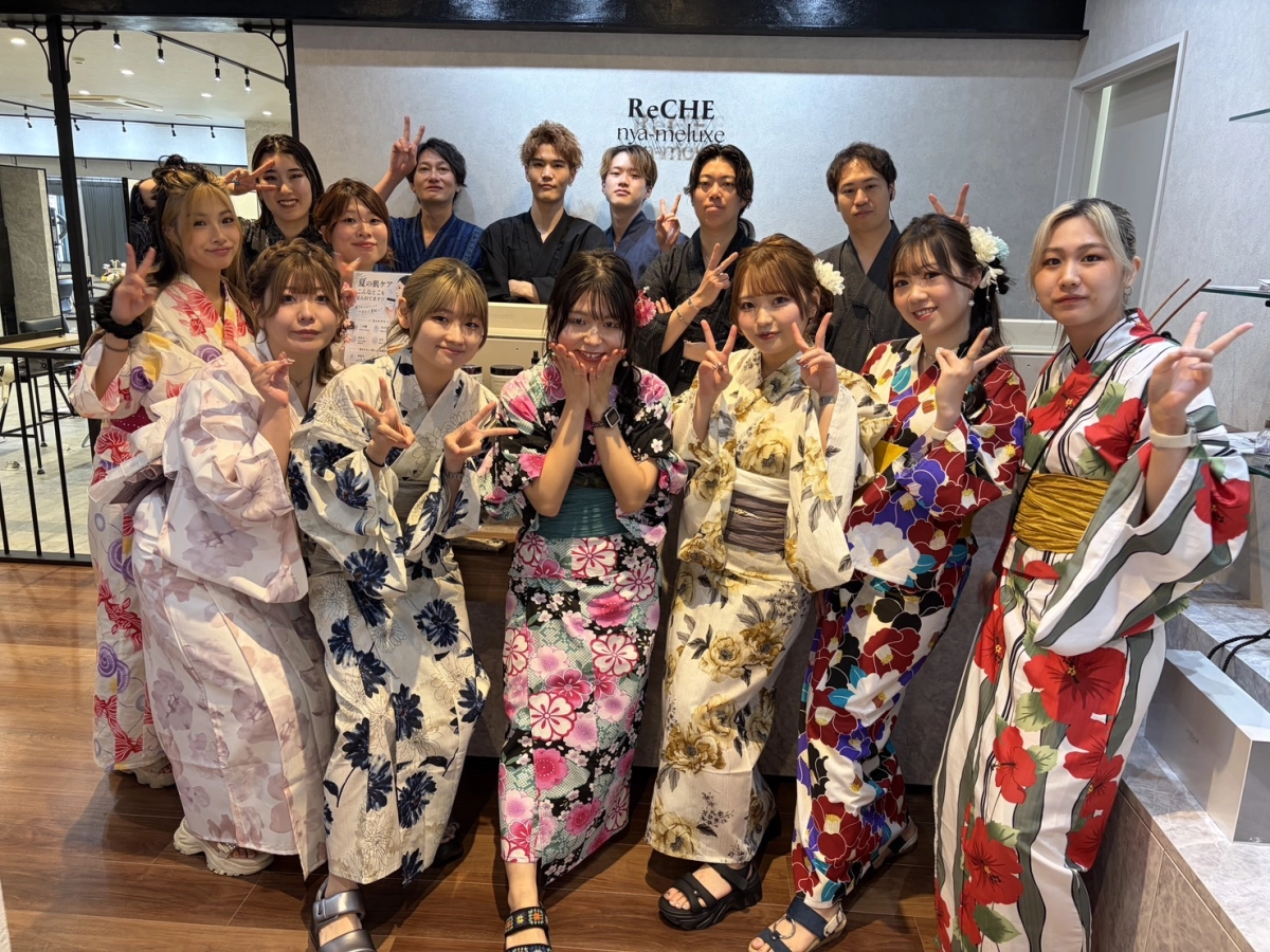 夏の思い出♪毎年恒例浴衣営業✨👘