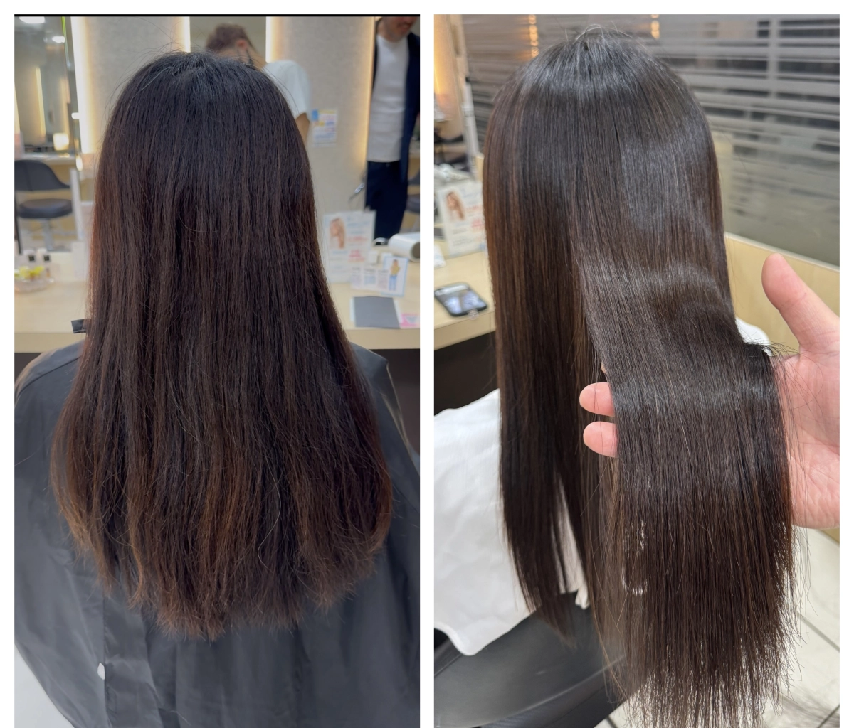 縮毛矯正before→after