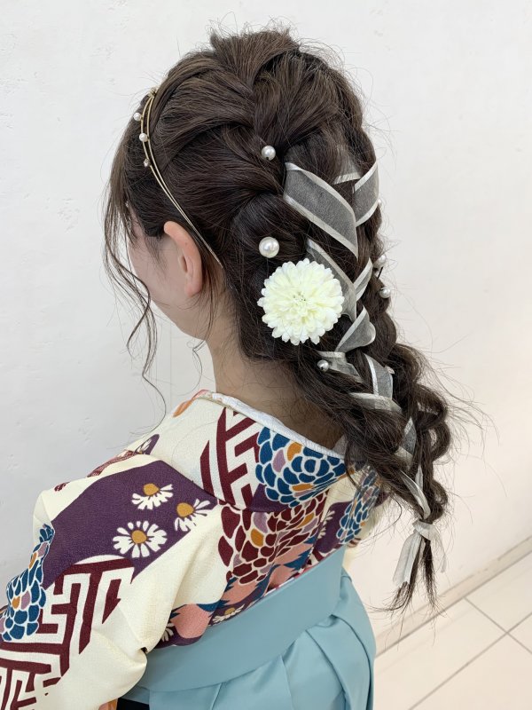 #卒業式ヘアアレンジ☆リボン編