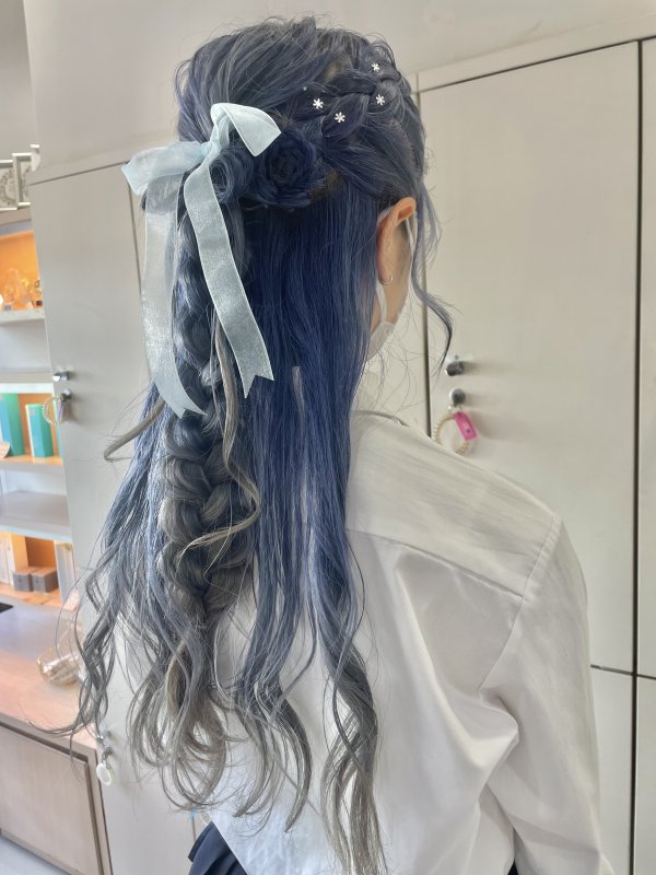 体育祭ヘアセット