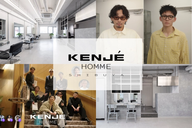 【渋谷】KENJE HOMME Men's NEW OPEN｜メンズパーマ特化の注目サロン