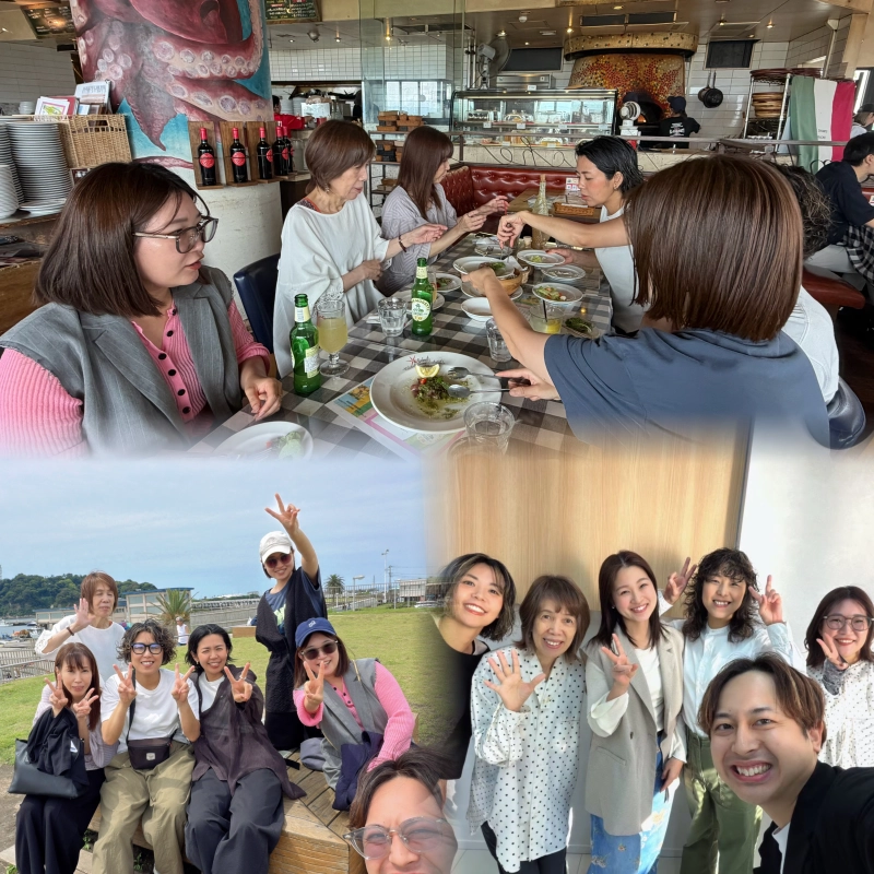 みんなでランチ/ママ美容師も活躍中/姉妹店合同イベントも