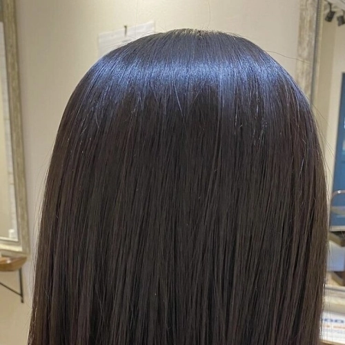 縮毛矯正(前髪、ポイント)　￥５５００～