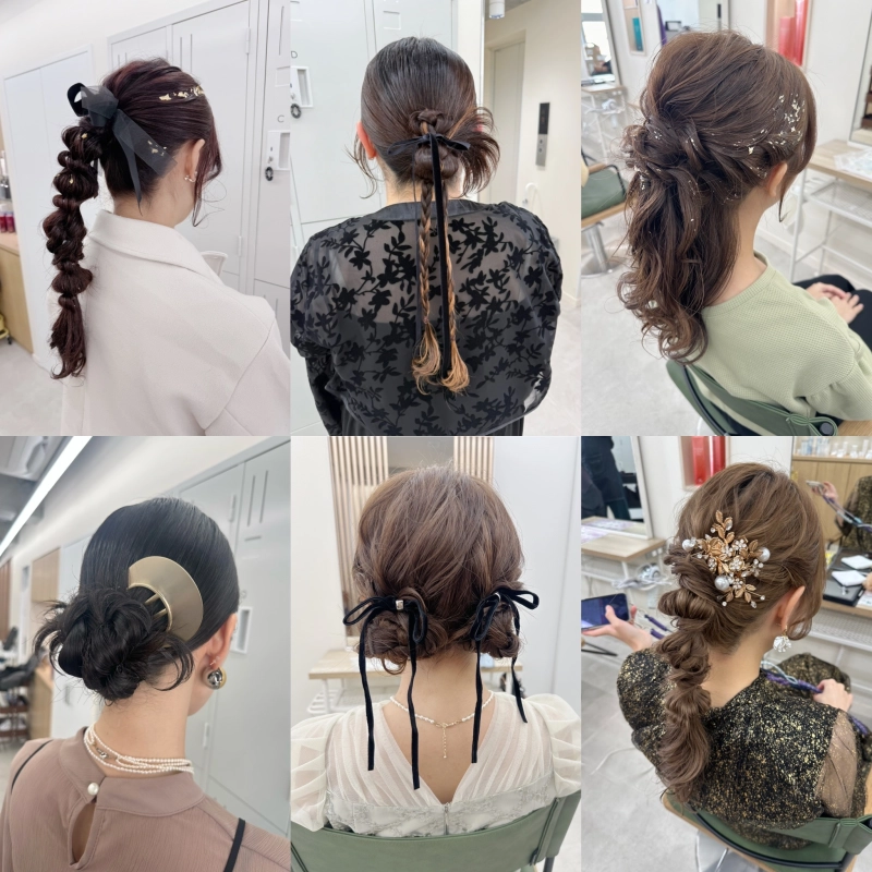 スタイリスト全員がヘアセットできます✨❣️