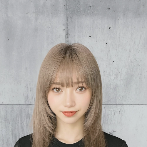 【透明感カラーが大人気】カット+ダブルカラー+高保湿トリートメント