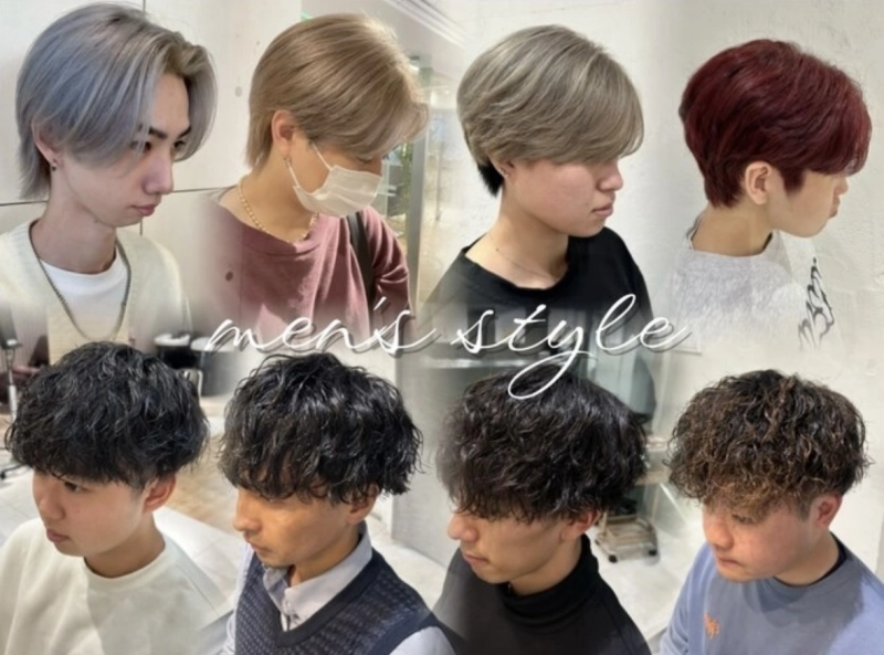 メンズカット、パーマ、ヘッドスパ🎏