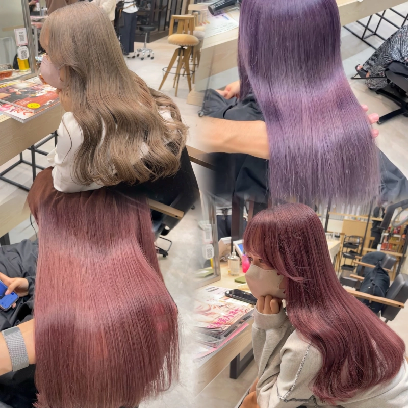 ブリーチカラーが得意なサロン💛