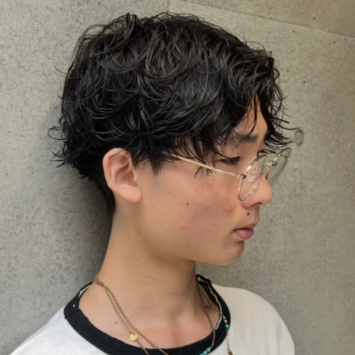 カット＋シャドウパーマ(メンズパーマ/ツイストスパイラルパーマ/町田)