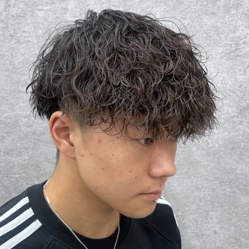 カット＋波巻きスパイラルパーマ(ツイストスパイラルパーマ/町田)