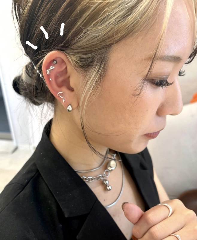 大人気!! 耳つぼジュエリーも◎