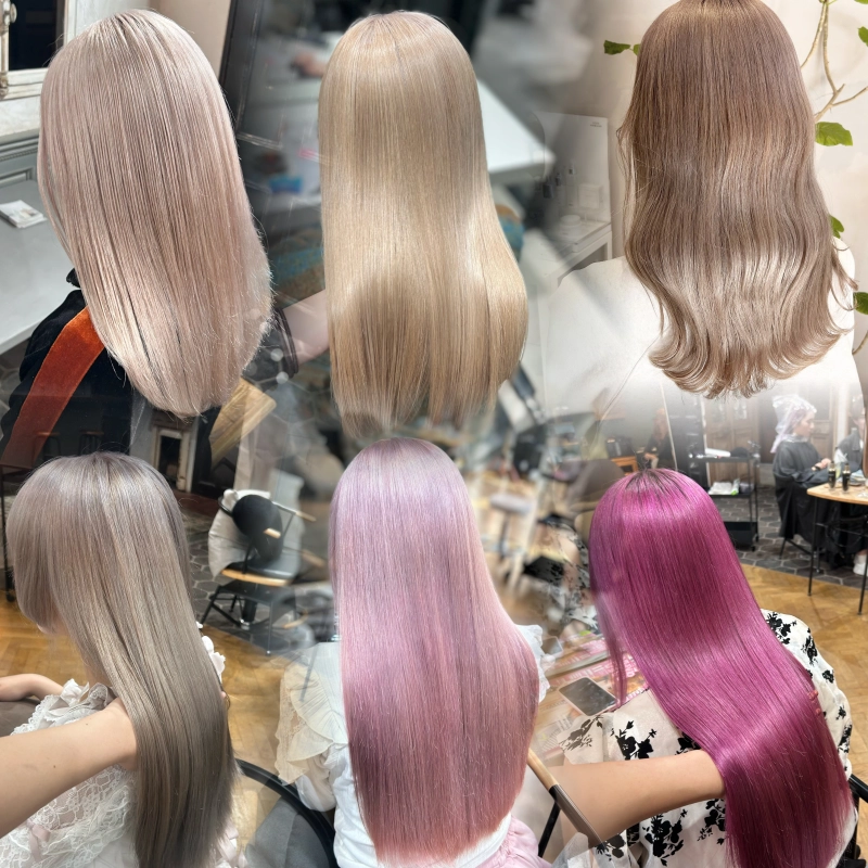 ブリーチカラーが得意なサロン💫