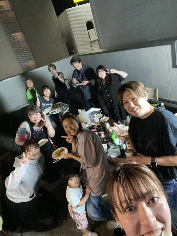 お店でBBQ
