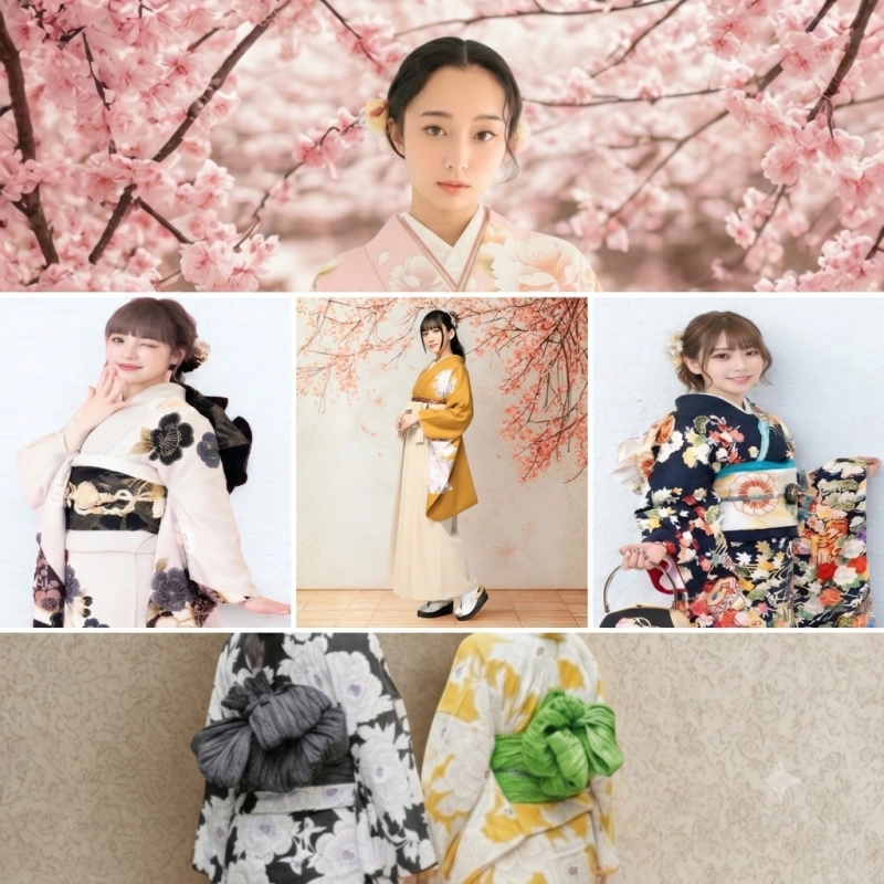 着付けやヘアアレンジが学べる☆成人式、卒業式も大活躍☆