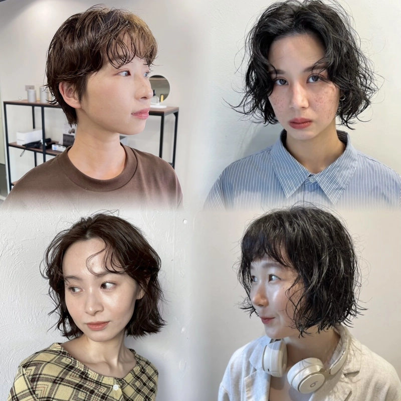 ショート・ボブパーマで広がるデザインの幅💫