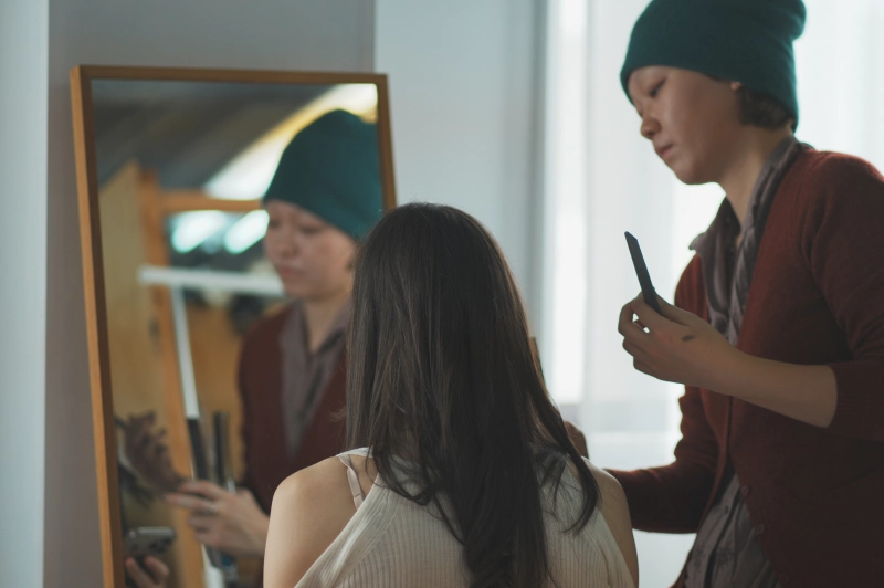 月一での撮影　SNS強化教育