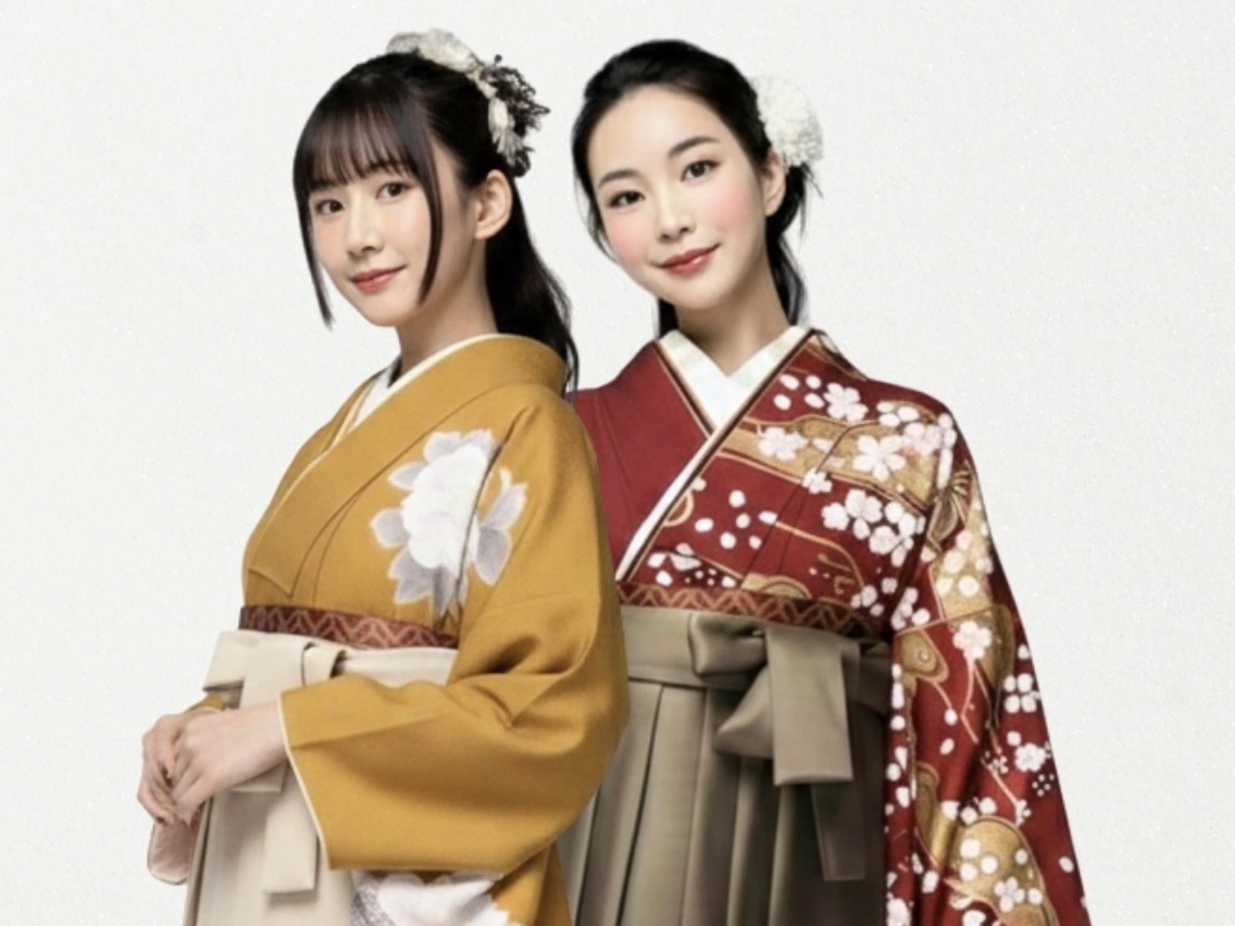 【卒業式☆ペア割り】２点(袴着付け・ヘアセット)￥17600　【電話予約限定】