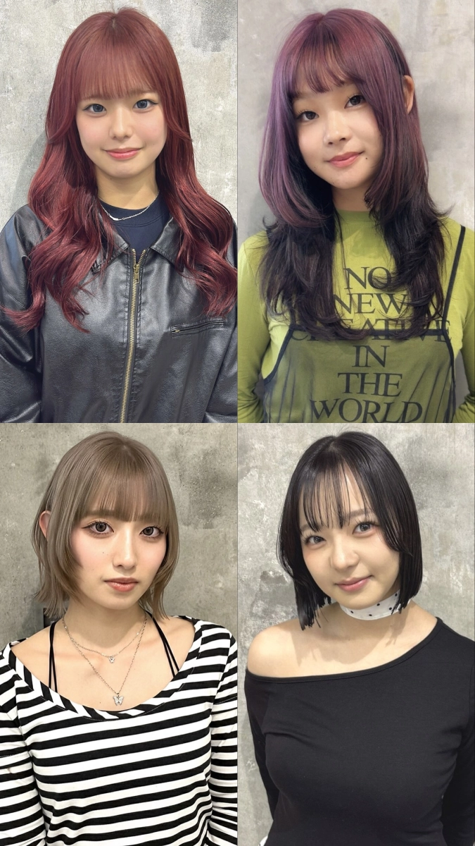 デザインカラー、ツヤ髪カラーが得意♪