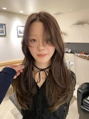 ブリーチ無しでつくる、柔らかな透明感