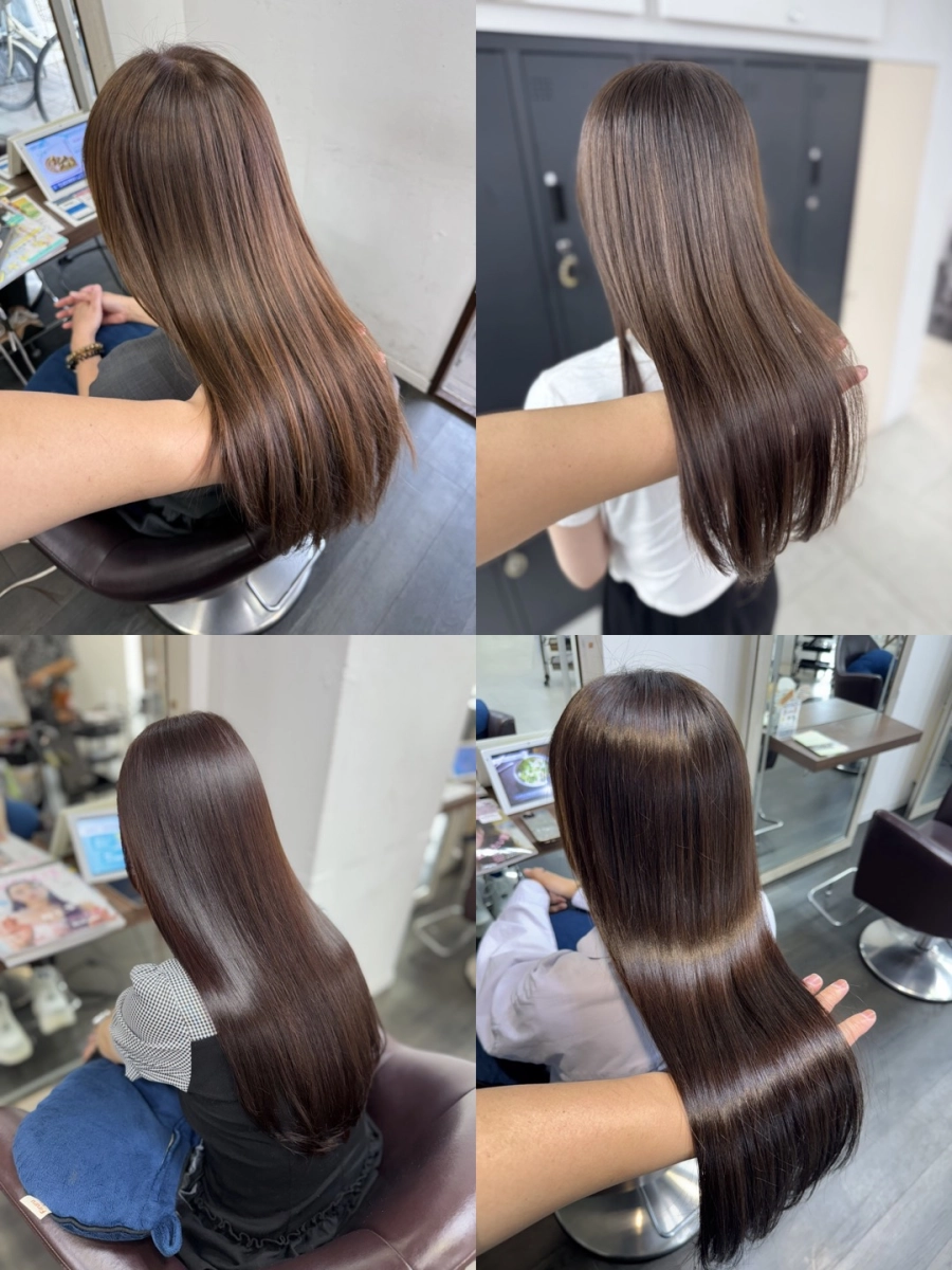 徹底的にダメージレスにこだわった縮毛矯正で、艶のあるナチュラルストレートを実現