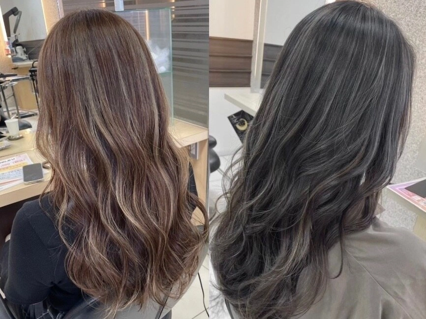 【白髪ぼかしハイライト】大人女性に大人気のカラー◎白髪もぼかし、もっとオシャレを身近に♪