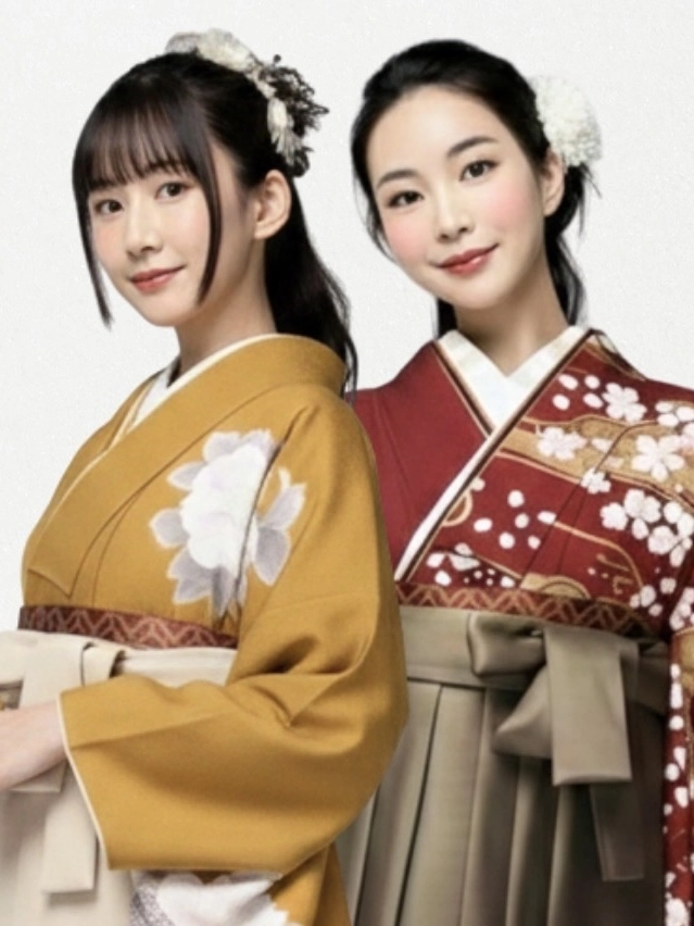 【卒業式☆ペア割り】２点(袴着付け・ヘアセット)￥14300　【電話予約限定】