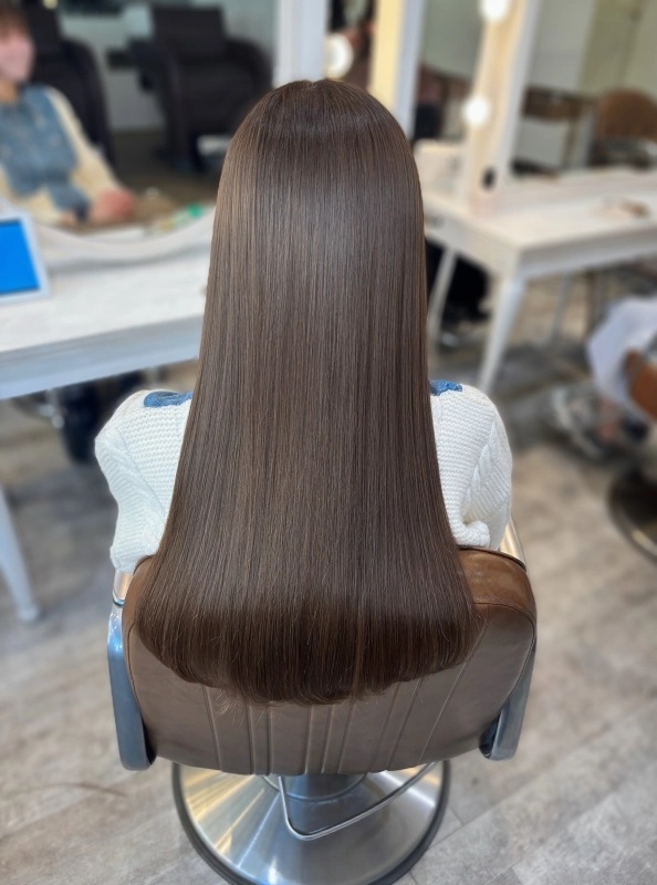 髪質改善トリートメントグレージュ