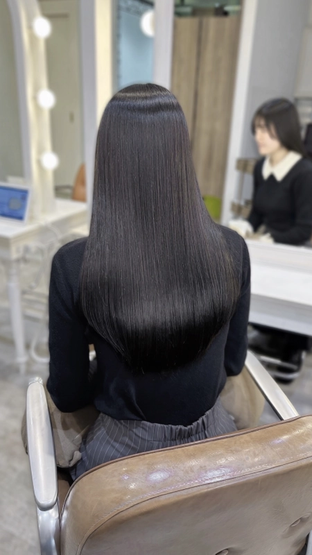 髪質改善ストレート