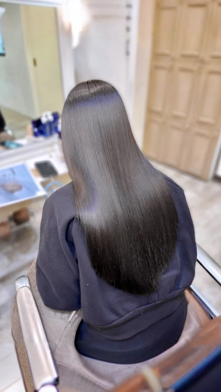 髪質改善ストレートグレー