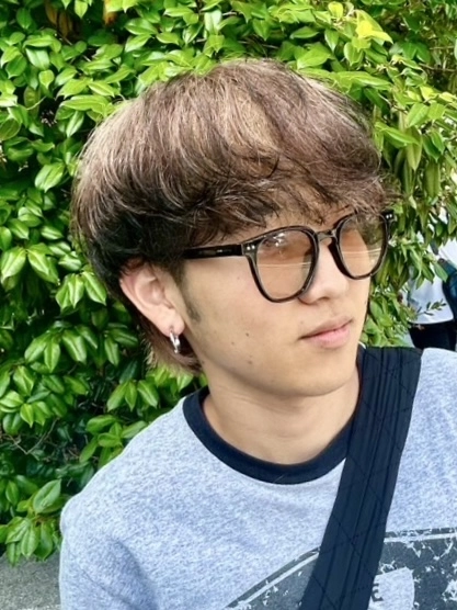 マッシュショート×ルーツカラー