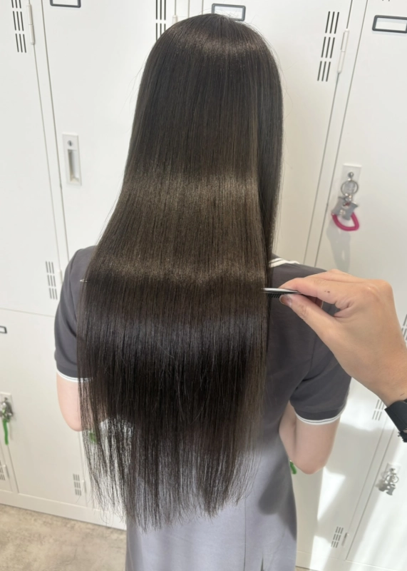 髪質改善ストレート