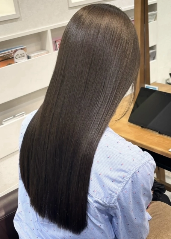 透明感グレージュ【ブリーチなし】