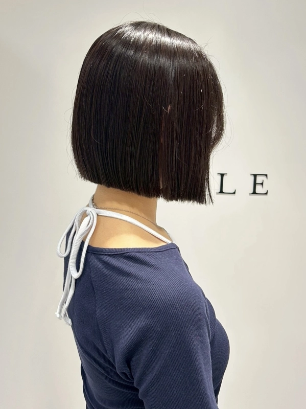 切りっぱなしボブ