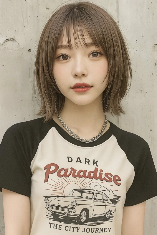 小田急相模原で叶う小顔レイヤーボブ