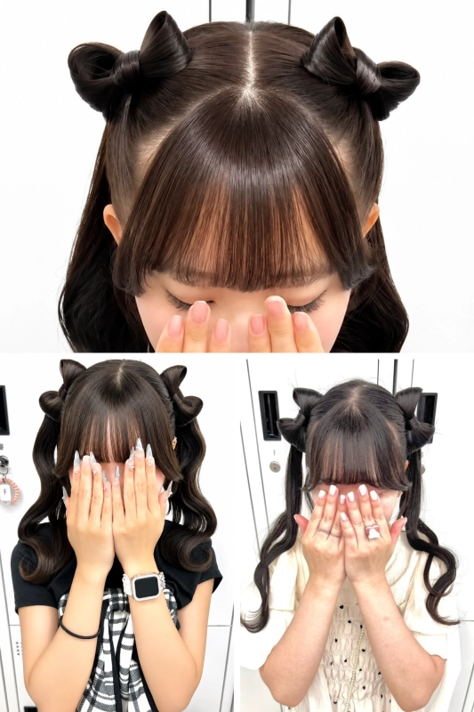 横浜駅近郊徒歩5分 横浜推し活ヘアメイク/横浜推し活ヘアセット/横浜ヘアセット/横浜結婚式ヘアアレンジ/横浜お呼ばれヘアアレンジ/横浜カチモリ/横浜立体リボン/横浜くるみちゃんヘア/横浜シニヨン/横浜ゆるふわアップ/横浜編みおろし/横浜ハーフアップ/横浜タイト系/金箔/    横浜推し活ヘアメイク/横浜推し活ヘア/横浜推し活美容室/横浜ライブヘアセット/横浜参戦ヘア/横浜ヘアセット/横浜イベントヘア/横浜量産型ヘア/横浜地雷系ヘア/横浜韓国ヘアセット/推し活ヘアメオタ活ヘア/参戦ヘアライブ/ヘアチェキ会ヘ