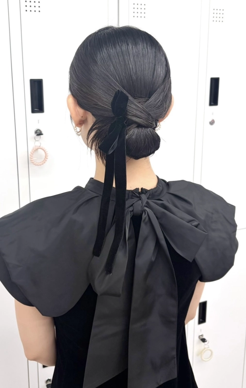 # 横浜で結婚式ヘアセット｜くるみちゃんヘア×タイトシニヨンで上品に