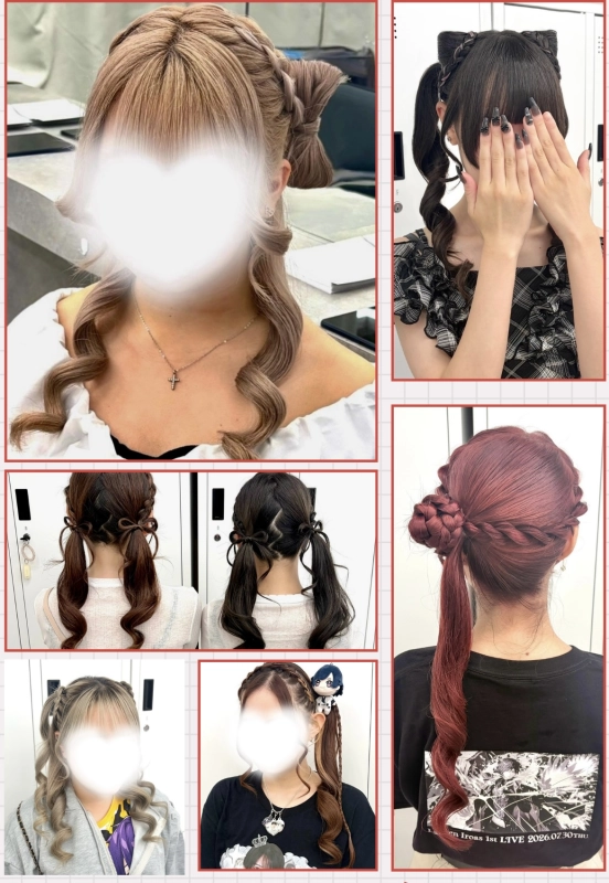 横浜で推し活ヘアメイクなら｜ライブ・イベントにおすすめの可愛いヘアセット