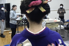 【日本髪】本物の髪結い先生に習う