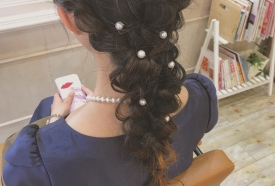 横浜でヘアアレンジ♡